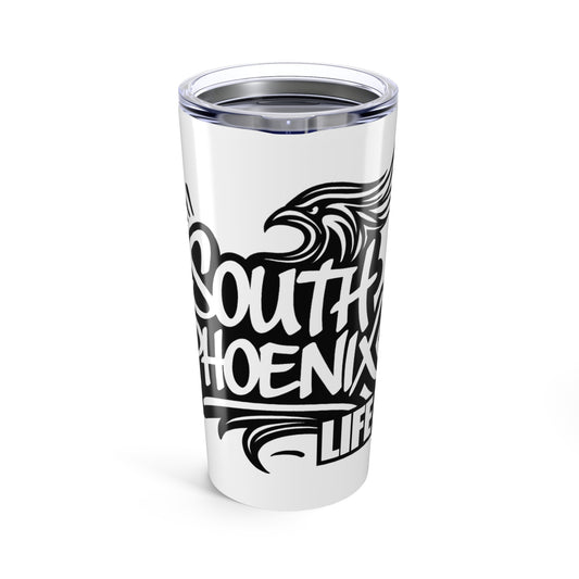 Stylish 20oz Tumbler with ‘South Phoenix Life’ Design - Great for Gifting, Travel, or Everyday Use, Unique Drinkware, Eco-Friendly