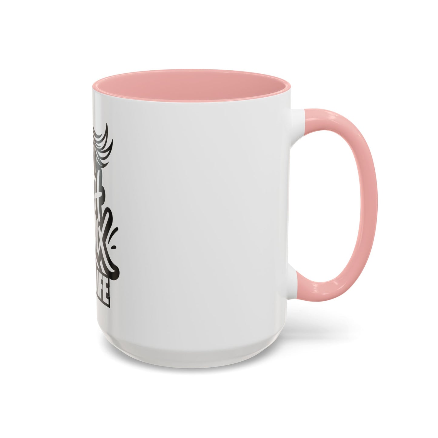 South Phoenix Life Accent Coffee Mug - Unique Gift for Coffee Lovers, Personalized Drinkware, Home Barista, Black & White Design